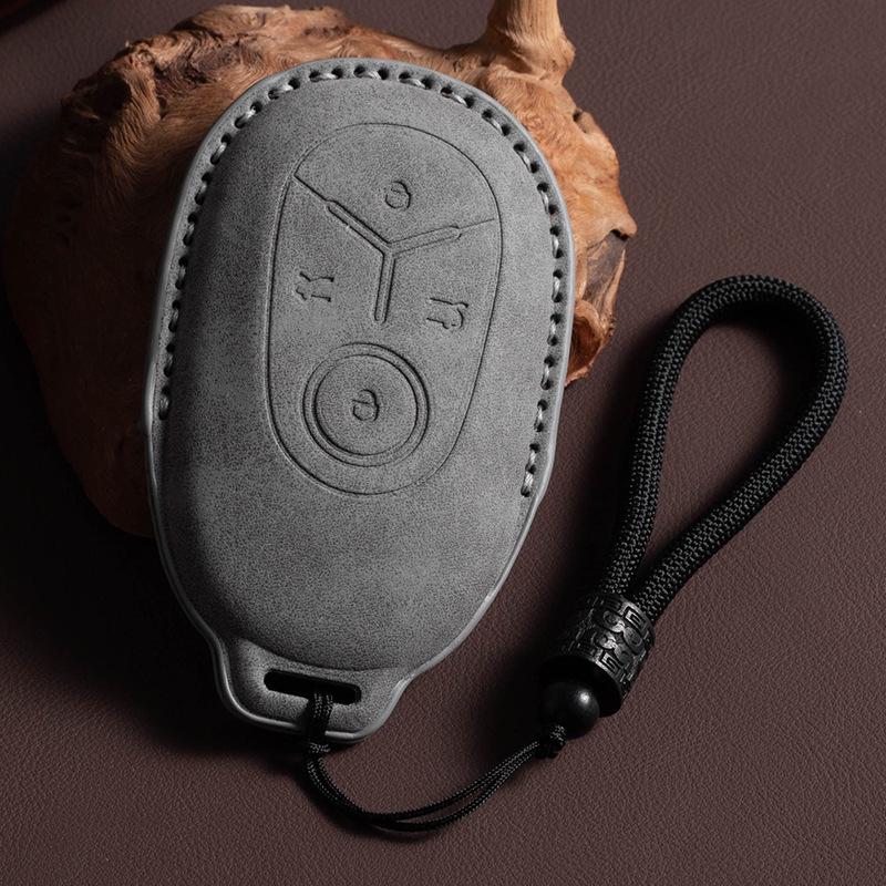 Geely Vision Car Key Case & Hand-Woven Rope Interior Accessory