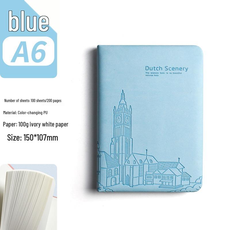 Thickened A5 Literary Style Hardcover Notebook - Cute Girly Heart Planner, Creative Journal Diary B5 Size.