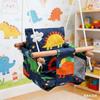 Safe Wooden Baby Rocking Chair Canvas Swing Chair Indoor Outdoor Durable Baby Swing Kindergarten Backyard Park Play Equipment