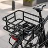 Cesto Portapacchi per Bici Telaio Aperto Posteriore Lunga Durata Resistente alla Ruggine per