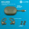 Go Sport Wireless Running Gym Ear Hard To Running External Sound Includes One Total 35 Long Earhook JLab Official 2 Year JLab Green Khaki [JLab