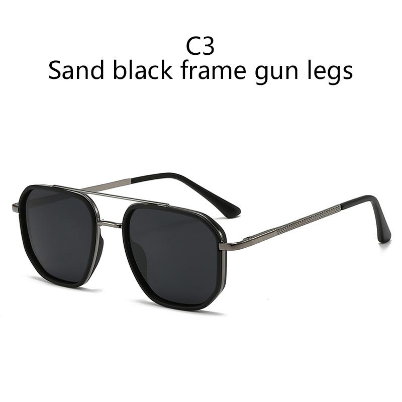 

Designer Style Style Irregular Rectangular Sun Glasses Glasses Classic Spectacle Frame Frame Sun Eyeglasses Female Durable Metal Metal Luxury Polarizing lens