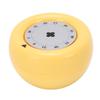 Kitchen Visual Timer Magnetic Visual Cooking Mechanical Timer with Loud Alarm for Nap Alarm Study Reminder Creamy Yellow