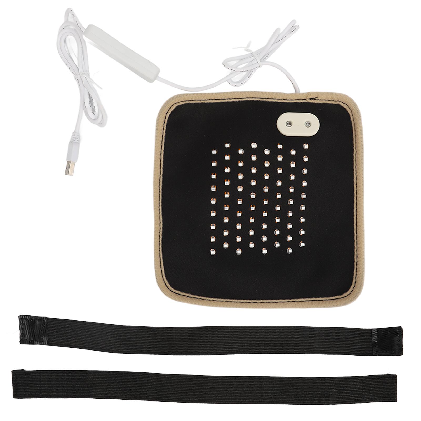 

72 Light Chips Prostate Physiotherapy Pad Infrared Light Promote Circulation Treatment Pad for Belly Beige