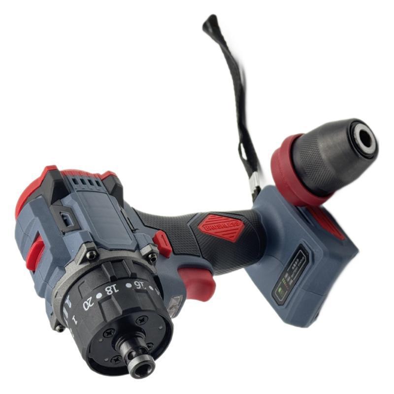 Multi-Functional Brushless High-Power Electric Drill with Rechargeable Lithium Battery