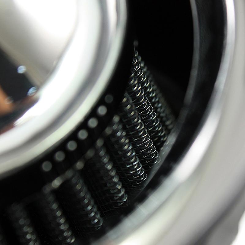 76mm 3inch Air Filter Car Universal Vehicle High Flow Cleaner High Performance Cold Air Intake Carbon Cover Sports Air Filter