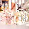 With Lock and Keys House Shape Piggy Bank House Shape Save Money Box  Birthday Party