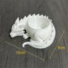 3D Printed Dragon Plant Pot Waterproof Handmade Plastic Flower Container for Cactus Balcony Desktop Decor