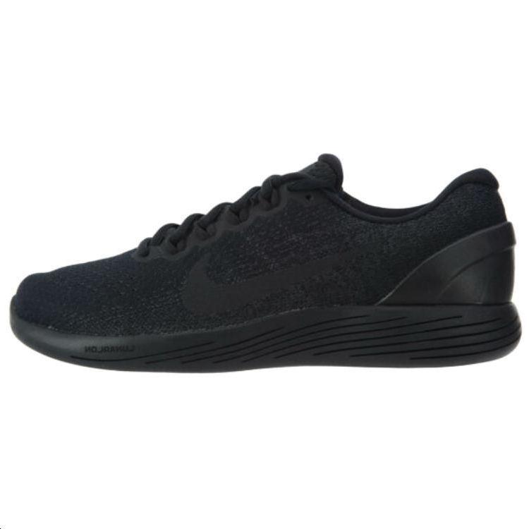 

Черные кроссовки унисекс Nike LunarGlide 9 Black-Anthracite-Volt 904715-007 45