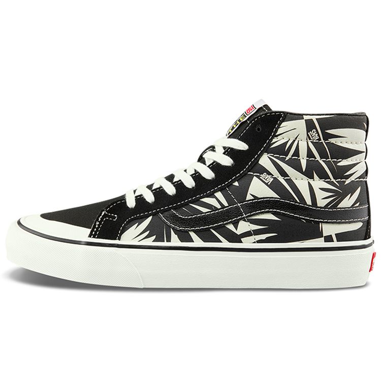Vans Sk8 Slip Resistant Durable High Top Skate Shoes Unisex Sneakers White Blue VN0A4VHE9Z9