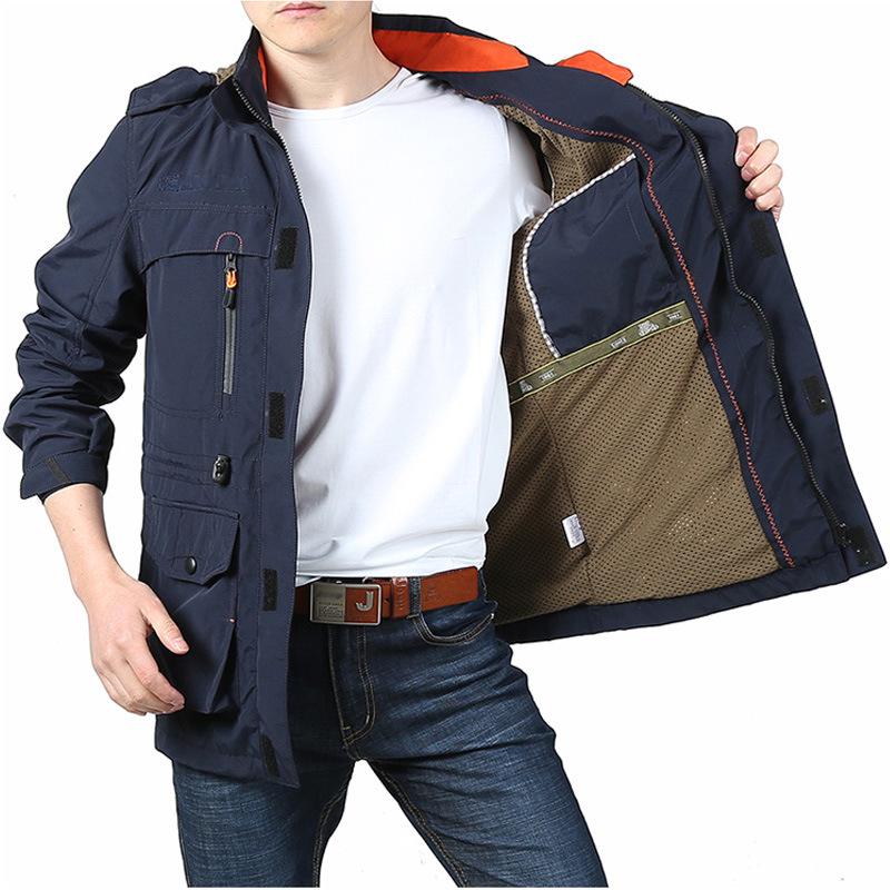 Giacca sportiva sottile casual da uomo per l'esterno, primavera e autunno