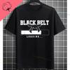 Unisex Funny Karate Graphic TShirt  Keep Training Until The Belt Turns Black Slogan Pure Cotton Shortsleeve Sports Tshirt