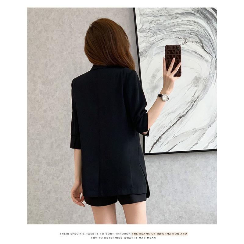 Nová velká dámská ležérní bunda se sedmičtvrtečními rukávy tenký tenký kabát svrchní oblečení