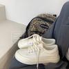 New simple style thick-soled big-headed canvas shoes, student versatile little white shoes, women's 533