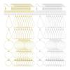 Lot de 700 Attaches et Bouchons pour Boucles d'Oreilles Moulés par Goutte avec Éléments Rondes Fer Permanent Matériaux de Bijouterie