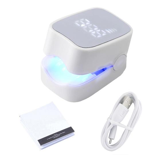 Nail Fungus Treatment Device with Time Display 7 Mins Quick Intense Treatment Rechargeable Nail Cleaning Care Device for Fingers And Toenails