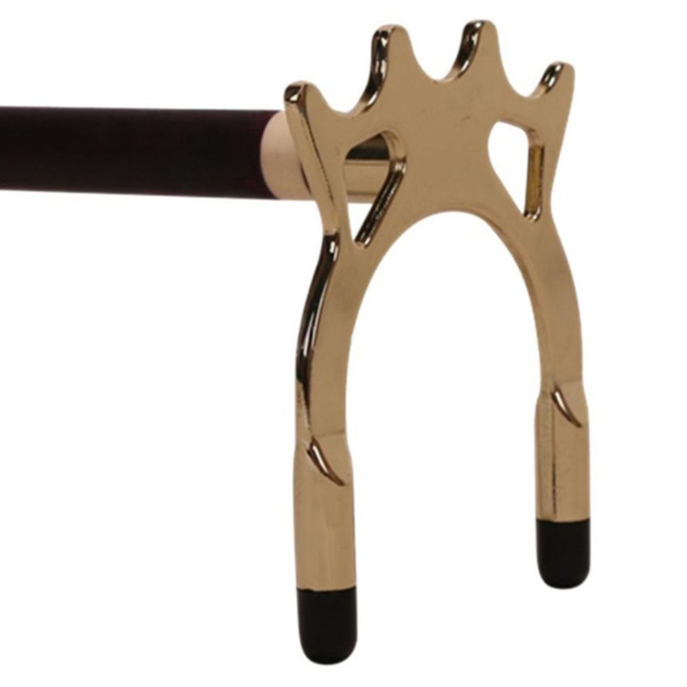 Sports Billiard Accessory Antlers Metal Cross Cue Pole Holder Rod Rack Bridge Head Billiard Holder