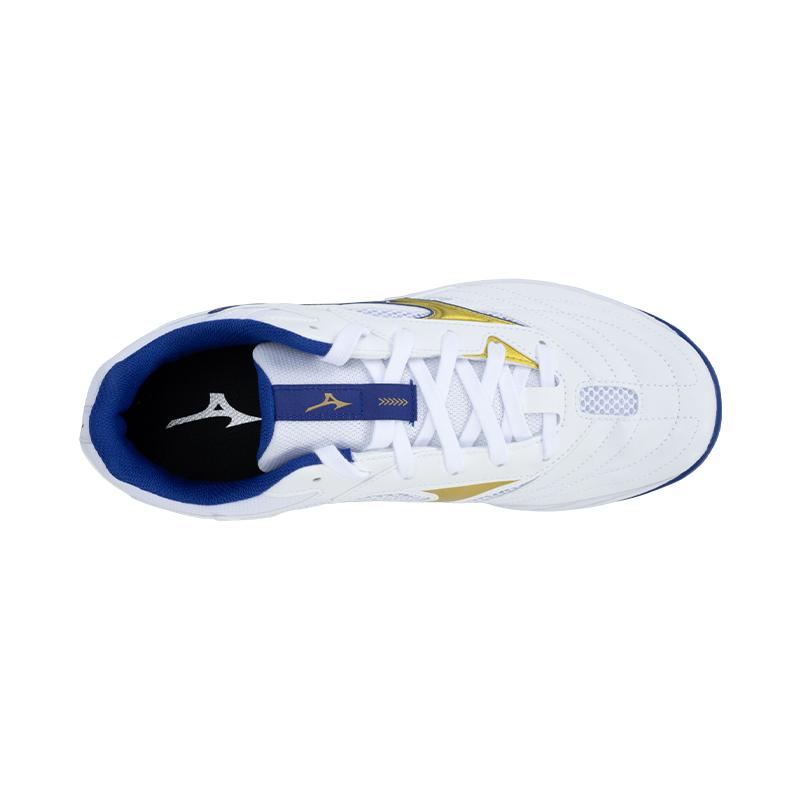 Mizuno WAVE DRIVE 9 Unisex Low Top Lux Gold Blue Start For Training & Competition Shock Absorbing Wear Resistant Breathable 81GA220563
