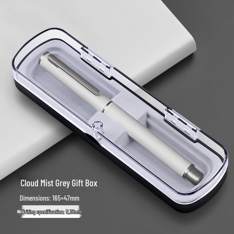 Gradient Fountain Pen with Dazzling Colors & Replaceable Ink Cartridge, Logo Customization Available