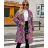 Fashion Casual Square Collar Long Coat Autumn and Winter