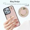 Ring Crossbody Leather Wallet Card Solt Phone Case for iPhone 16E 16 Pro Max 15 14 Plus 13 12 11 X SE 2022 Flip Purse Cover Bag