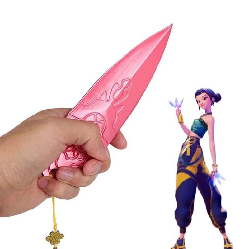Zoey Kpop Demon Hunters Cosplay Lights Dart Weapons Roleplay Props For Girl Group Idol Halloween Carnival Costume Accessories