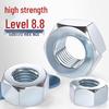 WMN M10 Galvanized Hex Nuts, Aluminum Alloy