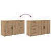 Sideboard Artisan Oak 100 x 33 x 59.5 cm Particleboard