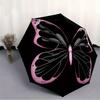 1pc Butterfly Wings Automatic Open/close Folding Umbrella, Compact Portable Travel Umbrella,Durable Construction Yy250814160