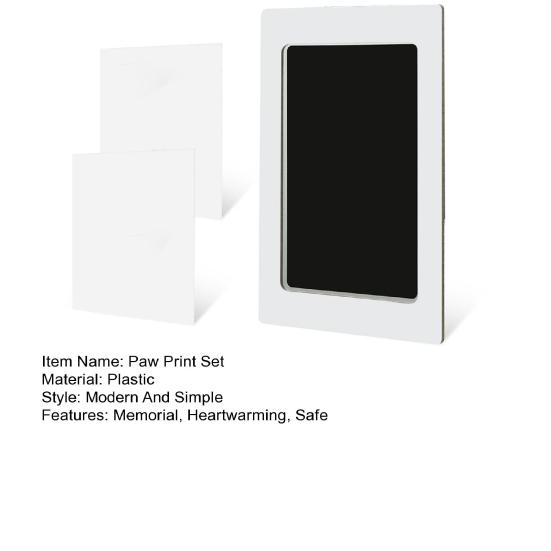 Zestaw do odcisku łapy Clean-Touch Bezdotykowy Poduszka z tuszem do odcisku dłoni i stopy noworodka Odcisk łapy zwierzęcia Poduszka stemplowa do łapy psa kota nosa