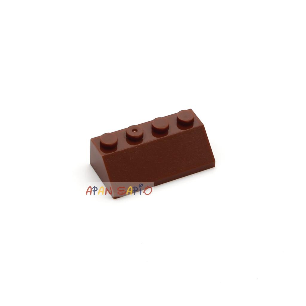 40pcs DIY Building Blocks Slope 2x4 Thick Figure Bricks Educational Creative Compatible With 3037 Toys for Children Size