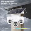 Solar Camera for Home Outdoor Use, Waterproof and Dustproof, Wiring-free, Three-screen Monitoring