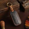 Leather Car Remote Key Cover Case Holder Shell Keyring Chain Protector Bag Fob ForGalaxy EX5 EX5Max Starray EM-i E8 L7