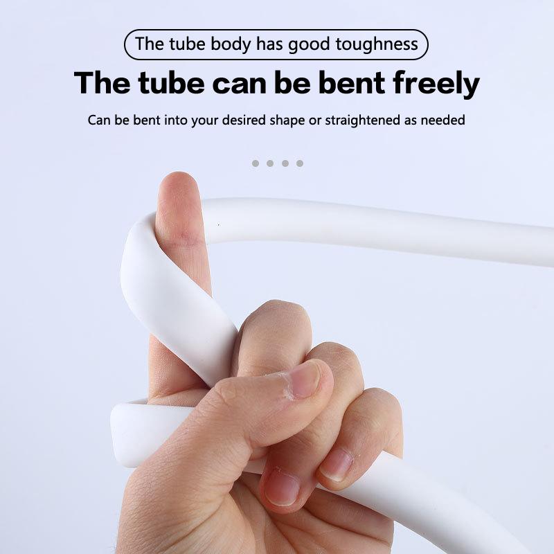 Shower Hose Stainless Steel Silicone Shower Hose Bathroom Water Heater Accessories Extended Universal Shower Nozzle