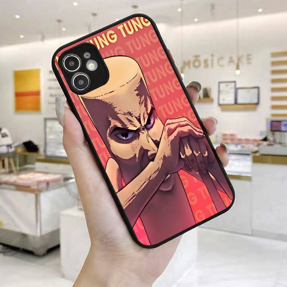 

Tung Tung Tung Sahur Phone Case For IPhone 14 X XR XS 7 8 Plus 11 12 13 Pro MAX 13mini Matte Shockproof Case iphone 13