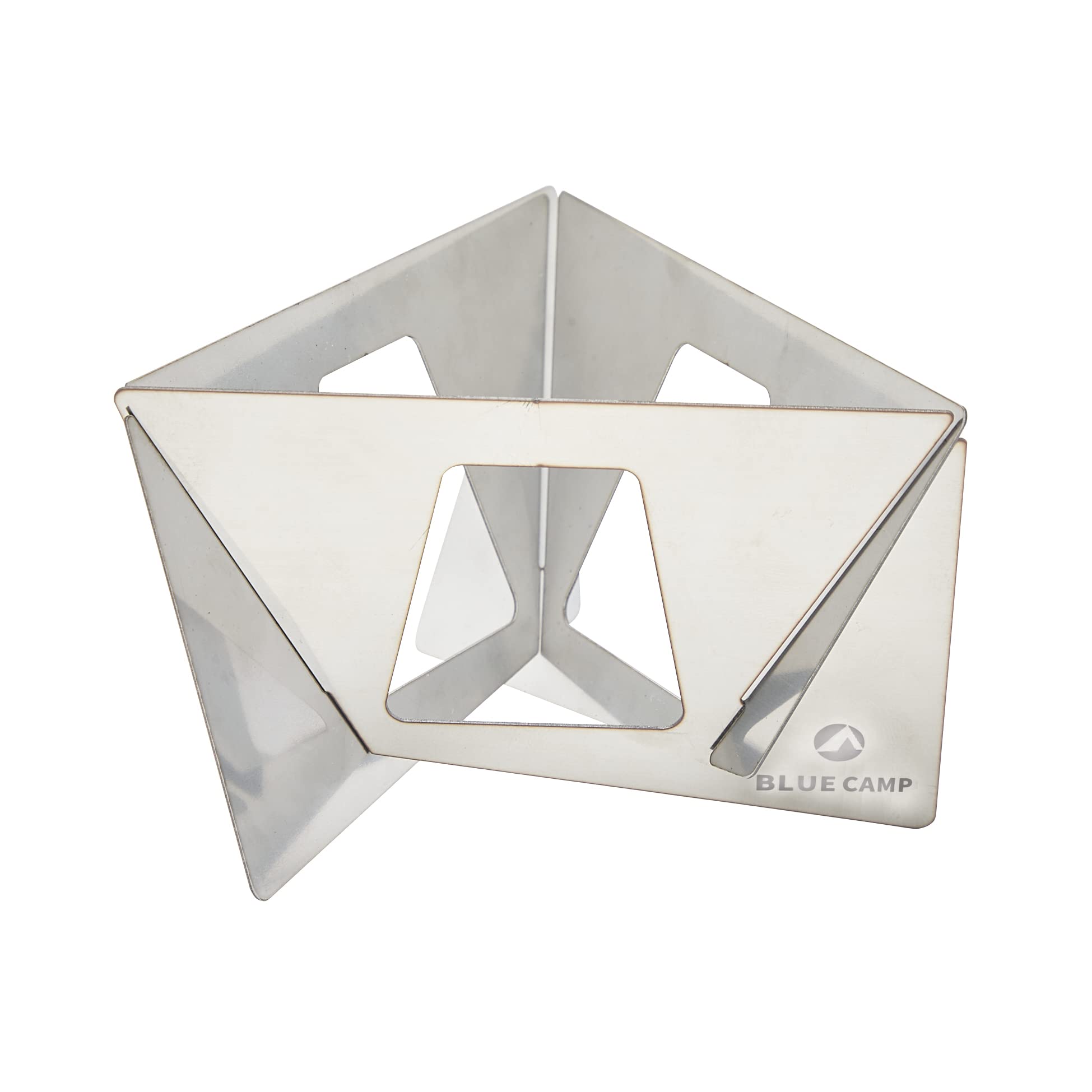 

BLUE CAMP Card Stove Pocket Stove, Solid Fuel, Stainless Steel, Lightweight, Approx. 45g