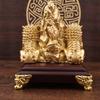 [Alloy Resin] Taishan Stone Gantang Wholesale Antique Style Double Lion Living Room Office Decoration Craft Collectible