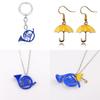 Met I How Your Mother Horn Umbrella Keyring Alloy Necklace Jewelry Gift Fashion