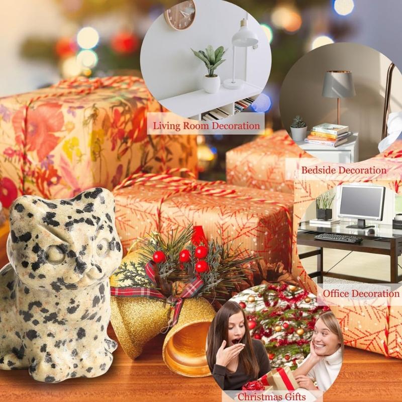 Cats Decors Crystal Cats Figurines Cats Lover Gift Lucky Cats Statue Loss of Cats Sympathy Gift Desktop Decorations