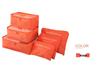 Spot Travel Six-Piece Set: Large Capacity Clothes Storage & Portable Toiletry Cosmetic Bags