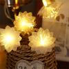 LED Fiber Optic Fairy Light Solar Garland Christmas Decoration Lights String For Party New Year Decor Artificial Flowers Festoon