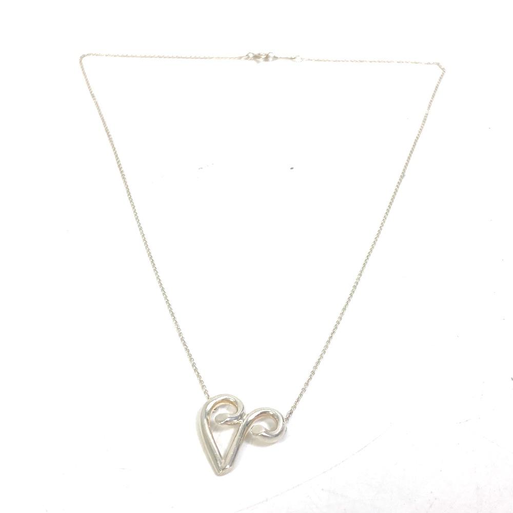 TIFFANY&Co. Initial V Paloma Picasso Accessory Pendant Top Necklace SV925 Silver