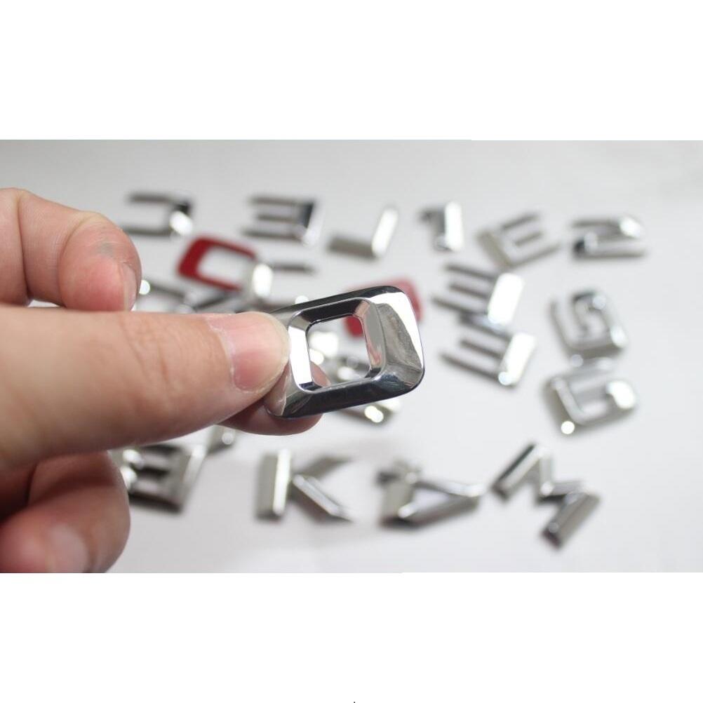 Chrome Silver Car DIY Trunk Letters Number Badge Emblems for Mercedes Benz AMG A B C E G S CLS CLK GLE GLC ML GLK SL CL GLS SLK