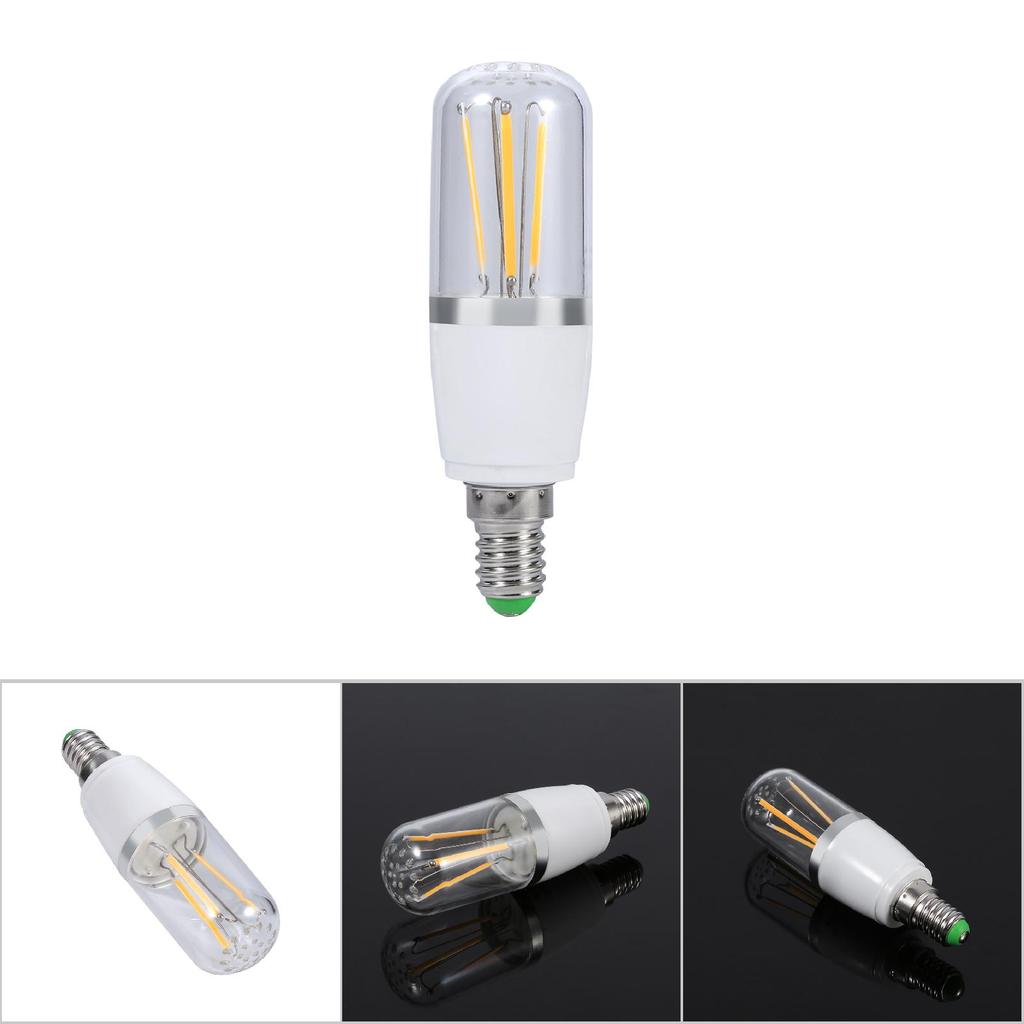 E14 LED Kronleuchter Licht Lampe Glühbirne Retro Stil Zuhause Langlebig 12V Warmweiß 3W