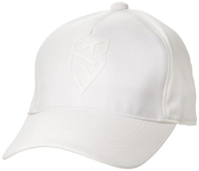 E2MW2006 Golf Cap with Free Size Men's Water-Repellent Logo, White,