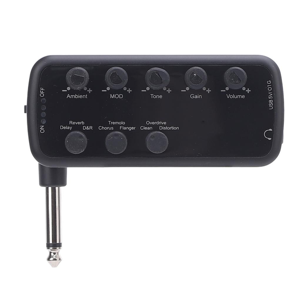 Electric Guitar Headphone Amplifier Acoustic Overload Distortion Timbre Delay Reverb Effect Chorus T