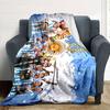 Football Messi Customize Text Blanket Cozy Customizable Blanket Soft Warm Cozy Throw For Bed Seaside Living Room Office Chair Four Seasons Multipurpos