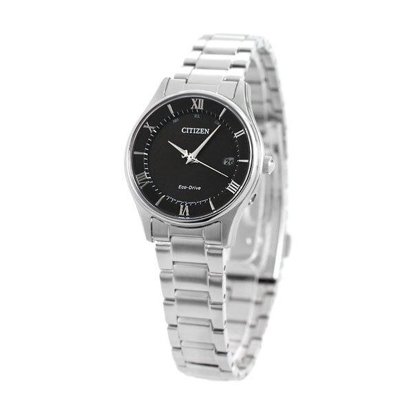 Citizen Collection Solar Slim Watch Brand Black Eco-Drive Radio-Controlled Women's ES0000-79E