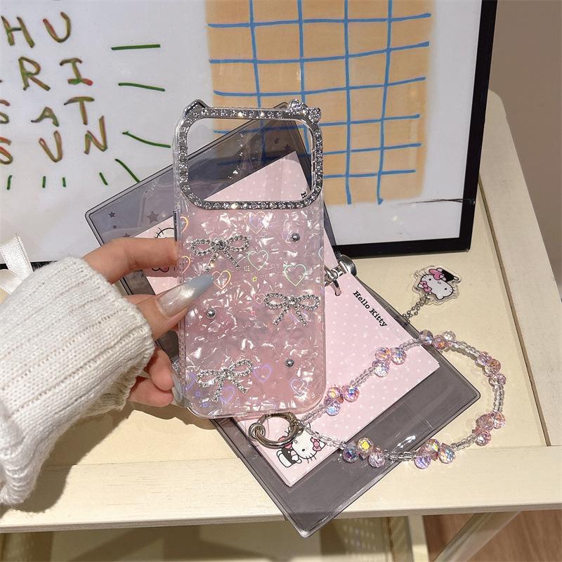 Rhinestone Butterfly Phone Case for iPhone 17 Pro Max - Compatible with iPhones 16/15/14/13, Light Luxury Design