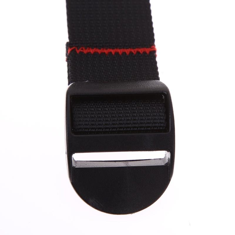 Cintas de Carga de Nylon Pretas Pesadas de 125kg com Fivelas de Câmera Kit de Viagem Equipamento para Acampamento ao Ar Livre